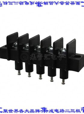 CFTW-5 端子块连接器5电路隔板接线座9.53mm螺钉带紧固板