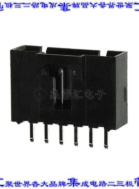 705430040 0705430040针座连接器6POS接头2.54mm公形插针通孔直针