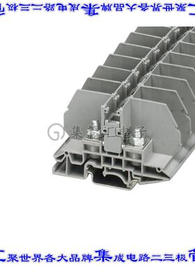 3075896 端子块连接器2POS馈通式17.0mm灰色2-12AWG