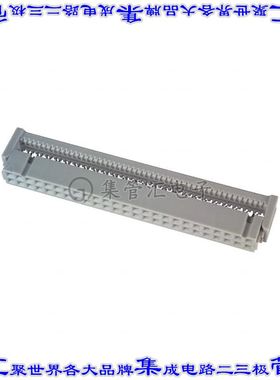 89150-0001 矩形连接器50POS插座2排2.54mm母插口灰色IDC镀金自由