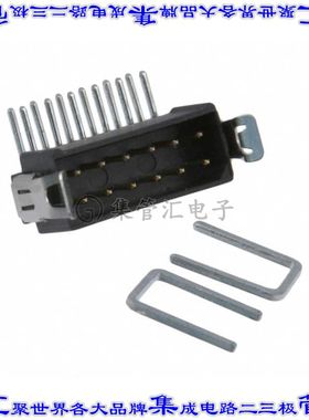 M80-8661222 针座连接器12POS接头2排2mm公形插针通孔直角镀金