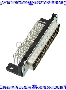 9665227801 09665227801连接器50POS插头公引脚3排D-Sub通孔直角