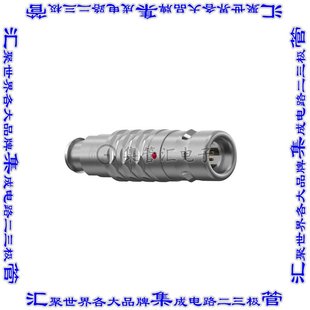 圆形连接器4POS插头公引脚焊杯镀金自由悬挂 550S S21K0C P04MJG0