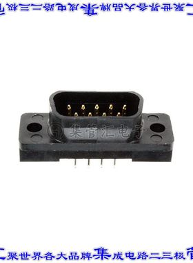 208006-1 连接器9POS插头公引脚2排D-Sub通孔