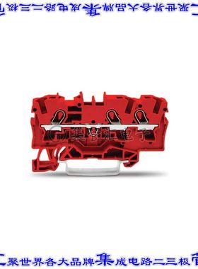 2004-1303 端子块连接器3POS馈通式6.2mm红色10-20AWG