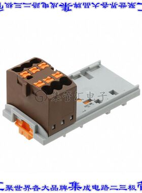 3273010 接线板专用连接器6POS中等28.6mm棕色