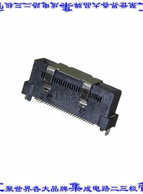 ME1005610101011 卡边缘连接器56POS母头2排0.6mm黑色镀金