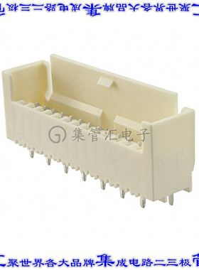 1-1971818-4 针座连接器14POS接头2.5mm公形插针通孔直针锡