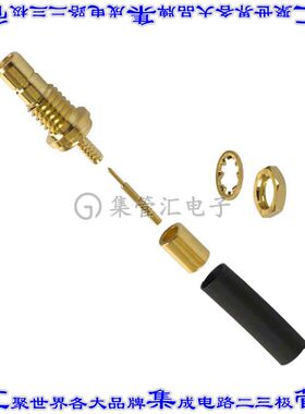 142231 同轴连接器SMB插孔公引脚焊接50欧姆面板安装