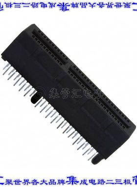 10018783-10011TLF 卡边缘连接器64POS母头2排1mm黑色镀金