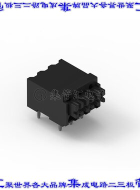 691410110003 线对板连接器3POS接线端子3.5mm通孔水平带板