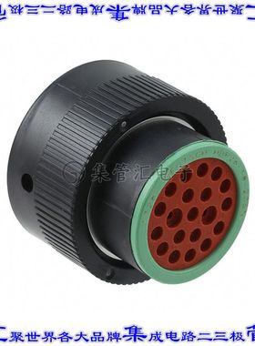 HDP26-18-20SN 圆形连接器20POS插头外壳用于母插口黑色自由悬挂