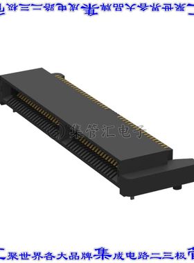 HSEC8-140-01-S-RA-TR 卡边缘连接器80POS母头2排0.8mm黑色镀金