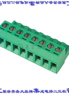 ED950/8 端子块连接器8POS插头母插口5mm绿色自由悬挂