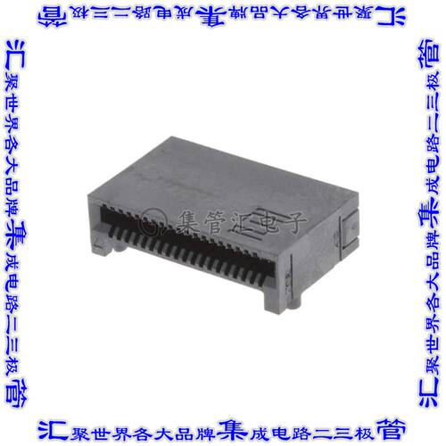 QSFP8-038-01-L-D-RA1 插拔式连接器38POS插座QSFP表面贴装直角焊