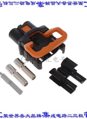 K320FSH2/0 矩形连接器外壳6POS插座母形插口黑色自由悬挂