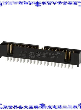 5103309-8 针座连接器40POS接头2排2.54mm公形插针通孔直针镀金