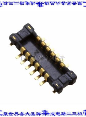 AXE612124A 板对板连接器12POS接头外罩触点2排0.4mm表贴SMD镀金