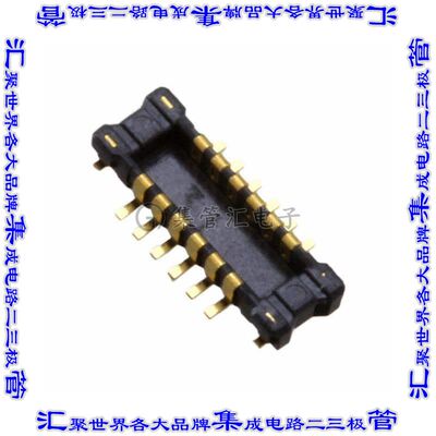 AXE612124A 板对板连接器12POS接头外罩触点2排0.4mm表贴SMD镀金