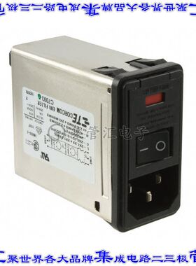 PS0S0DM6E 电源接入连接器3POS插座公插片模块IEC320-C14面板安装