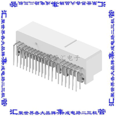 178093-1 针座连接器38POS接头2排公形插针通孔直角锡