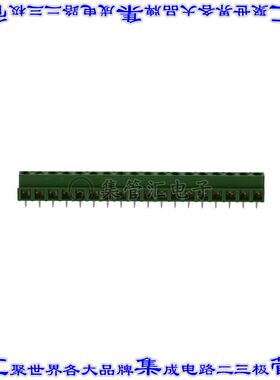 1-282837-8 线对板连接器18POS接线端子5.08mm通孔水平带板