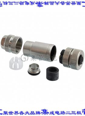 1404411 圆形连接器12POS插座母插口焊杯镀金自由悬挂