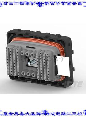 DRCP28-86SC 矩形连接器外壳86POS插头10排母形插口黑色自由悬挂