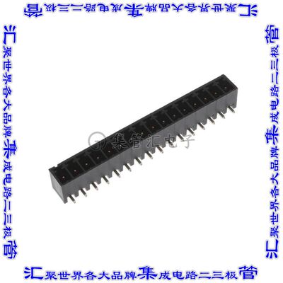 1-2342076-6 端子块连接器16POS接头公引脚带罩3.5mm黑色90DEG通