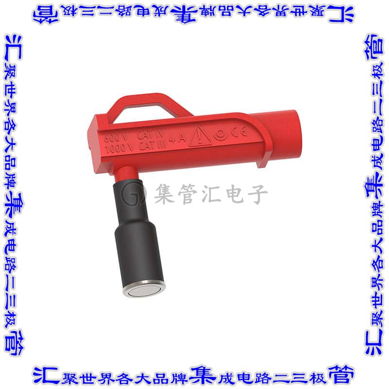 CT3885-2 接插件连接器11MM MAG CONN RA BANANA JACK RED