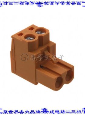 1943580000 端子块连接器2POS插头母插口5.08mm橙色自由悬挂