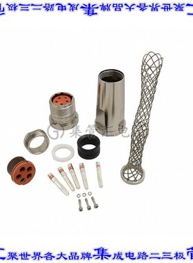 CL90557FS32413S 圆形连接器5POS插座母插口压接镀金自由悬挂