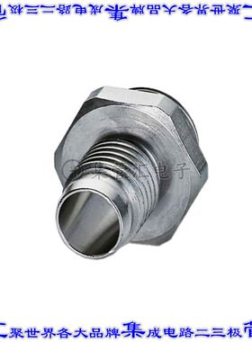 1412502 圆形连接器插件壳银色面板安装