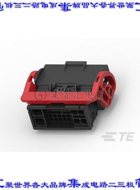 2236046-7 矩形连接器外壳32POS插头4排公形引脚黑色自由悬挂