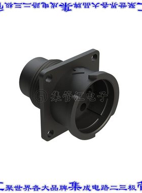 FLS014N7P03 圆形连接器7POS插座外壳用于公插针黑色面板安装