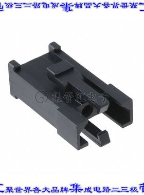 TST02PA00 矩形连接器外壳2POS插头5.08mm黑色自由悬挂