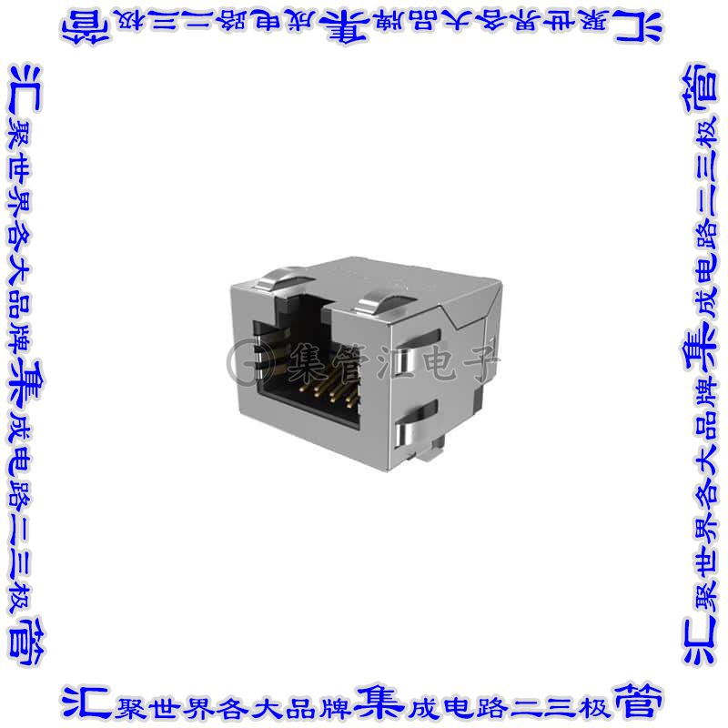 RJE3C1881402 接插件连接器8P8C, RA, CAT6A, SMT, SHIELD WIT
