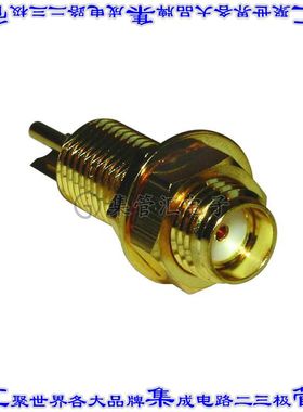 132270 同轴连接器SMA插座母插槽焊接50欧姆板边缘