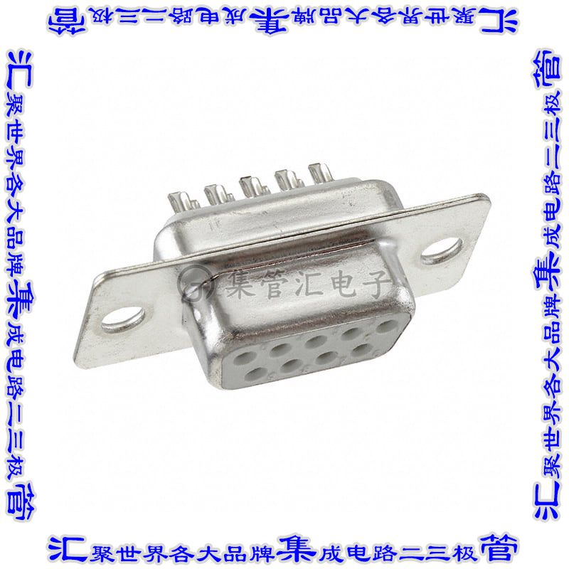 A-DF 09 LL/Z 连接器9POS插座母插口2排D-Sub自由悬挂