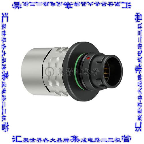 A10WDM-P09XMM0-0000 圆形连接器9(3+6电源)插头公引脚焊杯镀金自