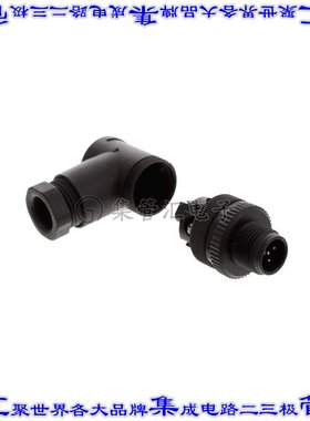 1513431 圆形连接器5POS插头公引脚螺钉铜合金自由悬挂直角