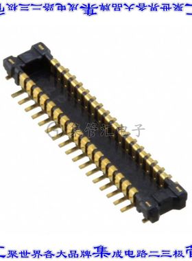 AXE834124A 板对板连接器34POS接头中央触点带2排0.35mm表贴SMD镀