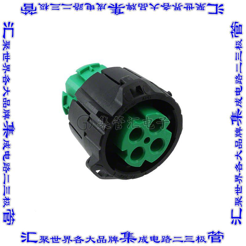 APD-3BS-K2 圆形连接器4POS插头外壳用于母插口黑色绿色自由悬挂
