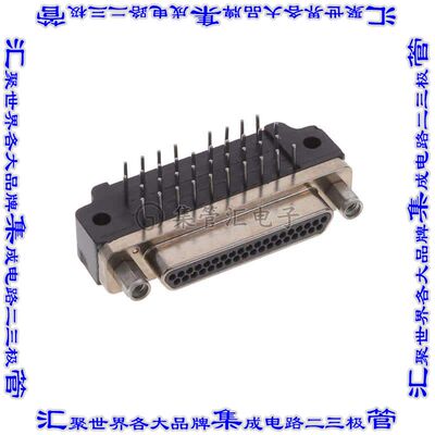 MDM-37PCBRP-L56-A174 连接器37POS插头公引脚4排D-TYPE型面板安