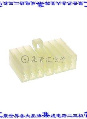 172498-1 矩形连接器外壳13POS插头2排母形插口天然色自由悬挂