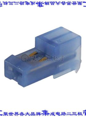 3-641192-2 矩形连接器2POS插座2.54mm母插口蓝色IDC镀金自由悬挂