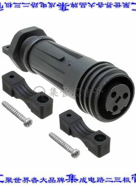 PXA921/03/S 圆形连接器3(2电源+PE)插座母插口螺钉镍自由悬挂
