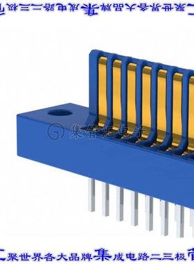 EBC10MMSD 卡边缘连接器20POS公头2排2.54mm蓝色镀金