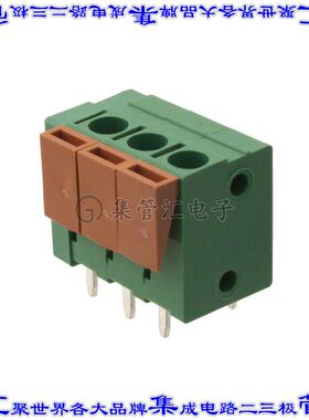 1776260-3 线对板连接器3POS接线端子5.08mm通孔垂直带板