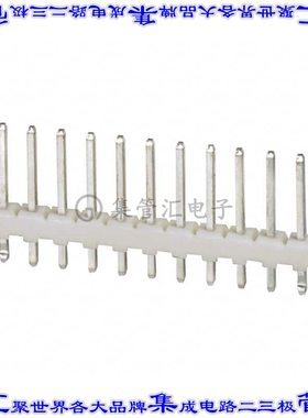 4-644456-1 针座连接器11POS接头2.54mm公形插针通孔直针锡